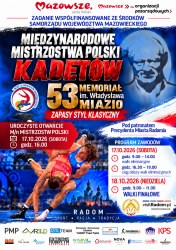 MIĘDZYNARODOWE MISTRZOSRTWA POLSI KADETÓW - MEMORIAŁ MIAZIA 2026 