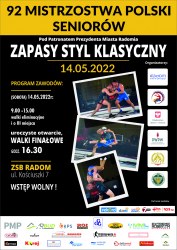 92 MISTRZOSTWA POLSKI SENIORÓW - RADOM 2022